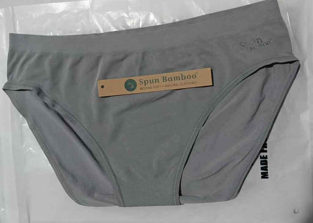 Nueva ropa interior femenina estilo braga de pierna alta de bambú/algodón.