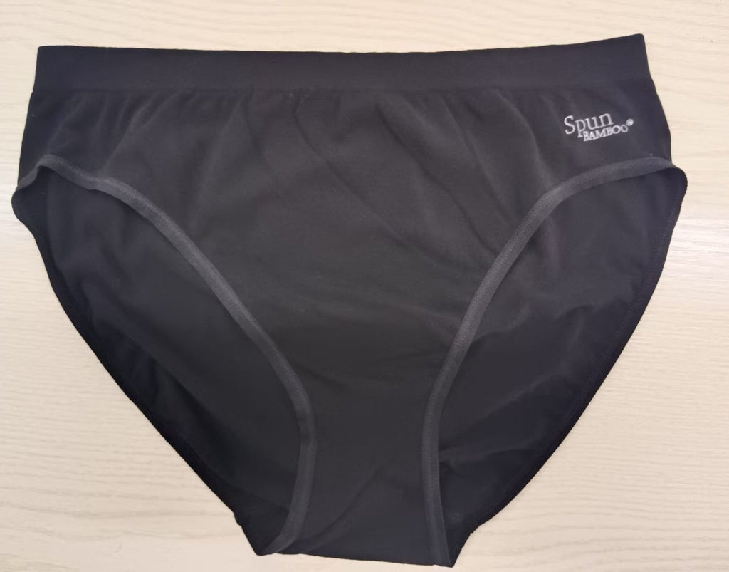 Nueva ropa interior femenina estilo braga de pierna alta de bambú/algodón.