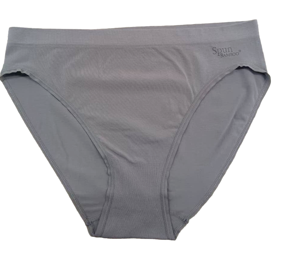Nueva ropa interior femenina estilo braga de pierna alta de bambú/algodón.